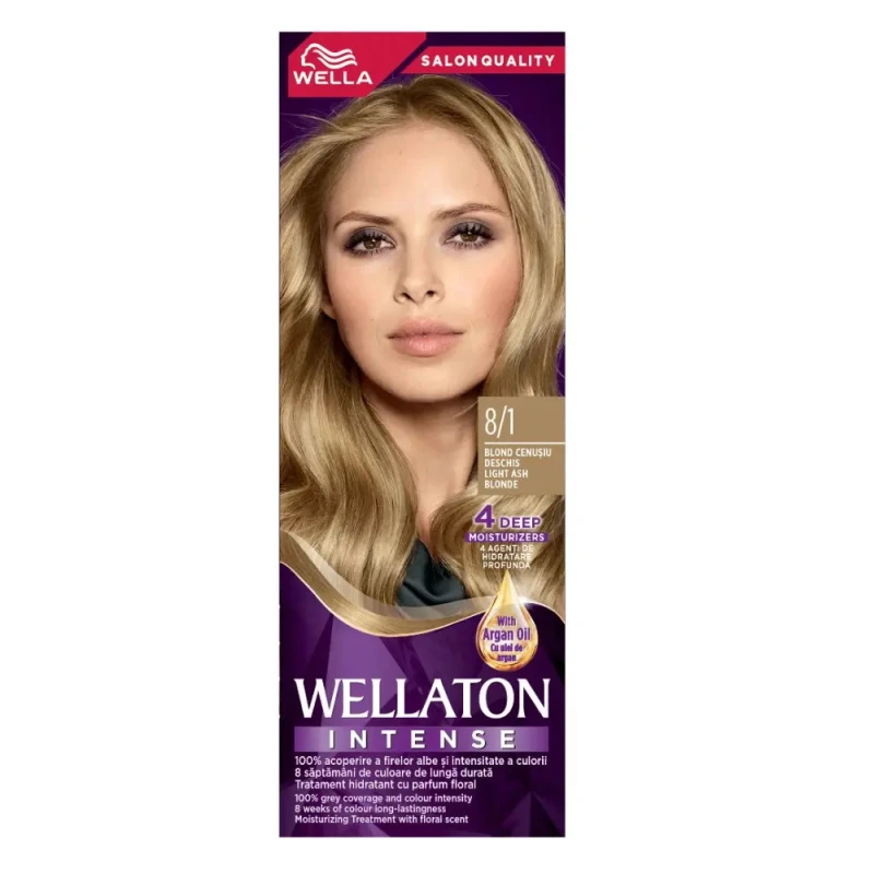 Vopsea Par Wella Wellaton 8 1 Light Ash Blonde
