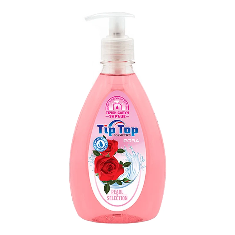 Sapun Lichid Crema Tip Top cu Trandafir, 500 ml