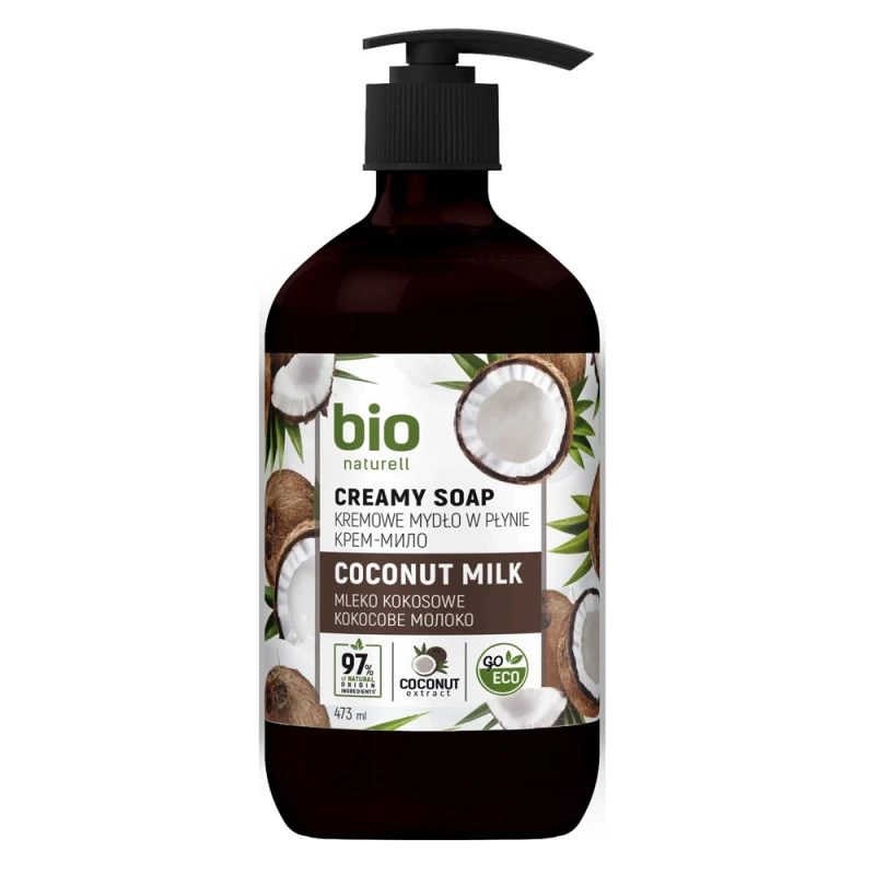 Sapun Lichid cu pompita Bio Naturell Coconut Milk 473ml