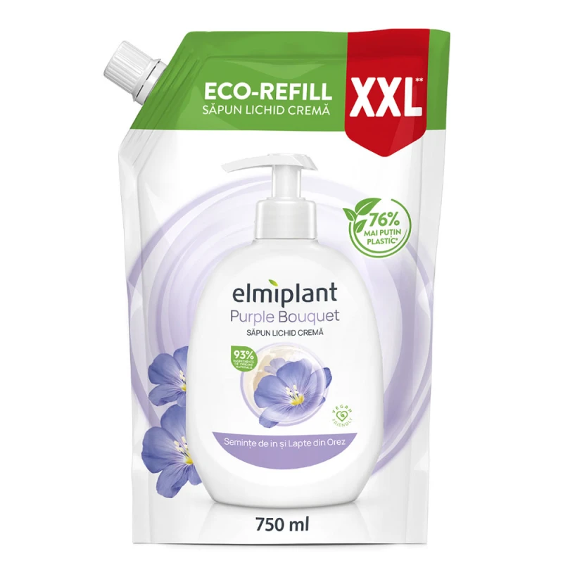 Sapun Lichid Elmiplant Seminte In Si Lapte De Orez 750ml