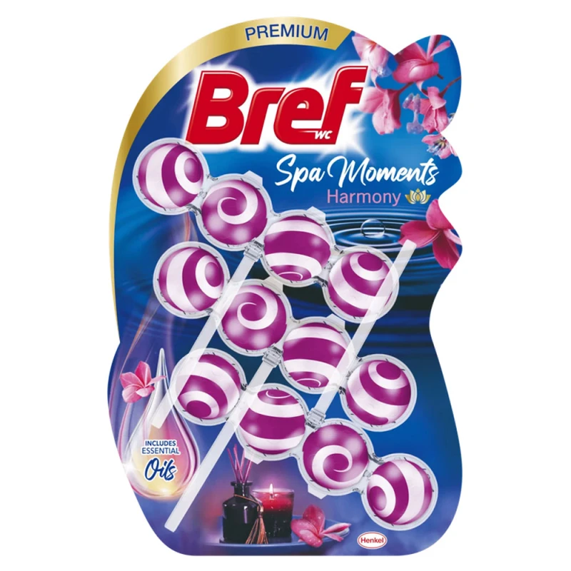 Odorizant wc bile Bref Spa Moments Harmony 3x50g