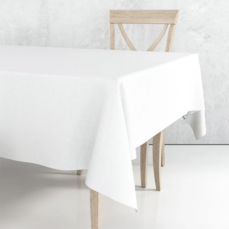Fata de Masa Tip Musama pvc Clino culoare alb fara model 300x140 cm