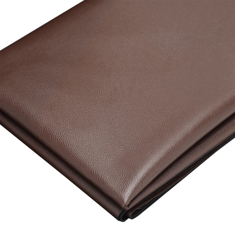 Protectie pat tip Aleza din Vinilin maron Refolosibila Clino, 100x200 cm