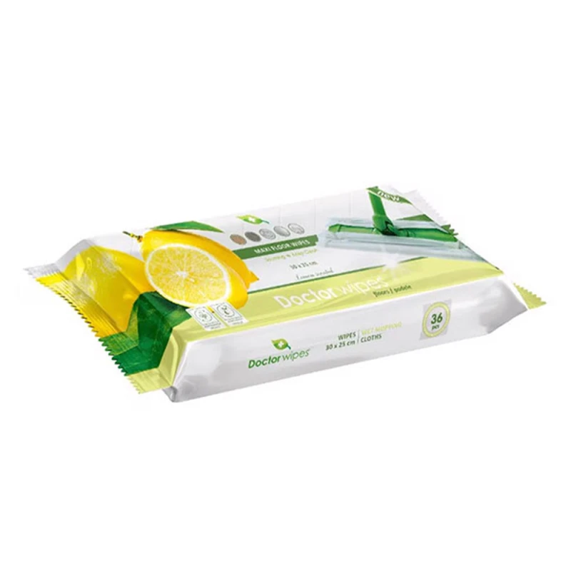 Lavete umede pardoseli Doctor Wipe's 36buc