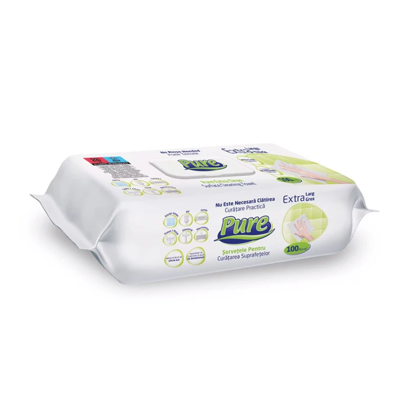 Servetele umede Multisuprafete Pure 100buc