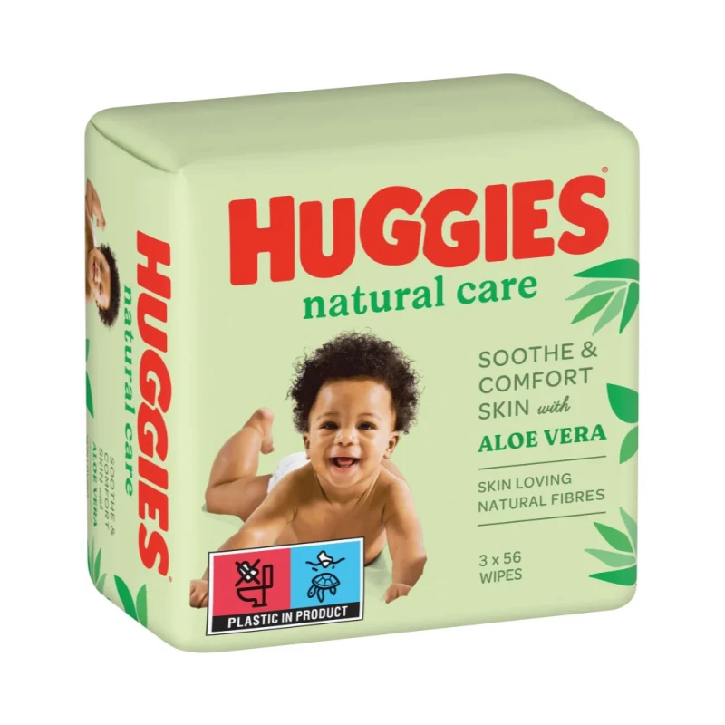 Servetele Umede Aloe Vera Huggies 3x56buc