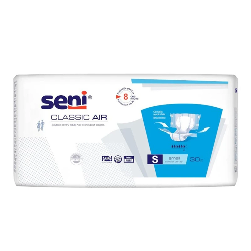 Scutece Adulti Seni Classic Plus Air nr.1 Small 30buc