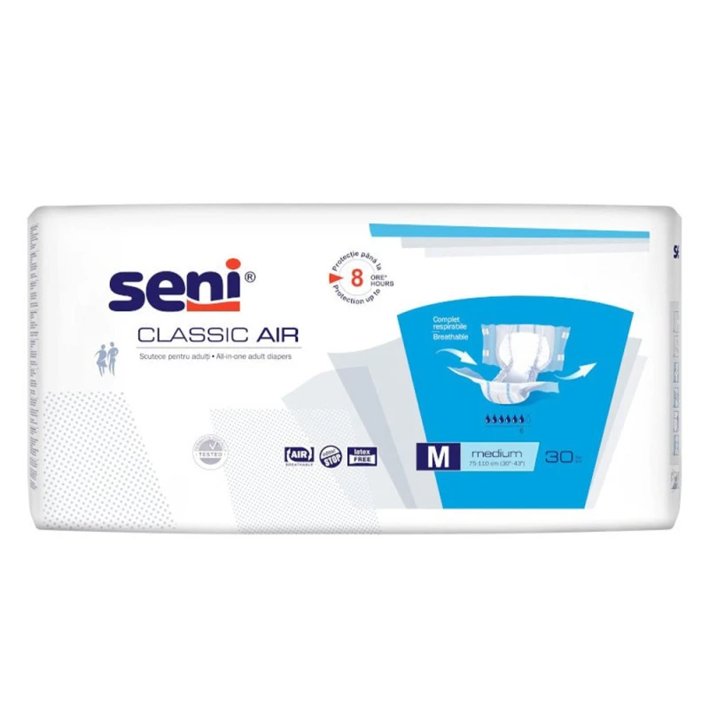 Scutece Adulti Seni Classic Air nr.2 Medium  30buc