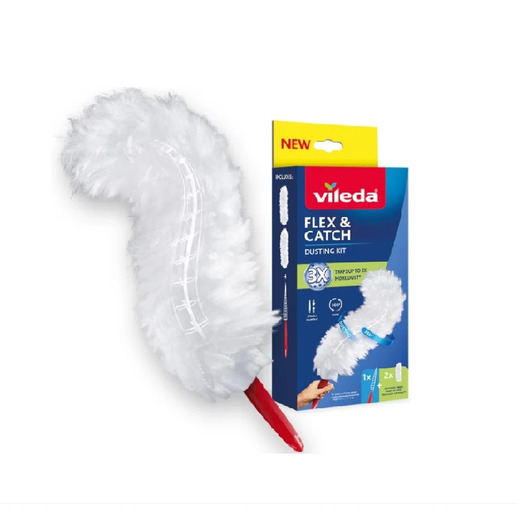 Set pamatuf maner scurt + 2 rezerve Vileda Flex & Catch