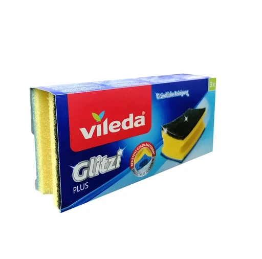 Glitzi Plus New Burete Vase Vileda 3 bucati